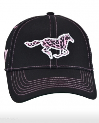 Cowgirl Hardware® Girls' Leopard Patch Horse Cap