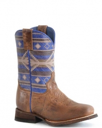 Roper® Girls' Az Aztec Square Toe