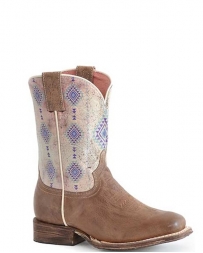 Roper® Girls' Az Aztec Square Toe Boot