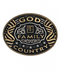 Montana Silversmiths® God Family Country Buckle