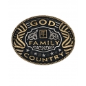 Montana Silversmiths® God Family Country Buckle