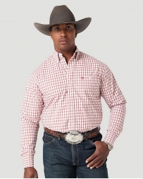 George Strait® Men's LS 1 Pocket Button Plaid