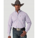 George Strait® Men's LS 1 Pocket Button Plaid