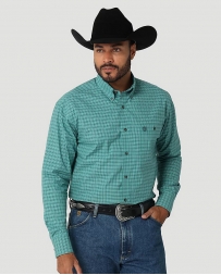 George Strait® Men's LS 1 Pocket Button Plaid