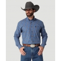 George Strait® Men's LS 1 Pocket Button Plaid