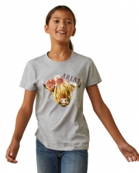 Ariat® Girls' Highlander Rose SS Tee