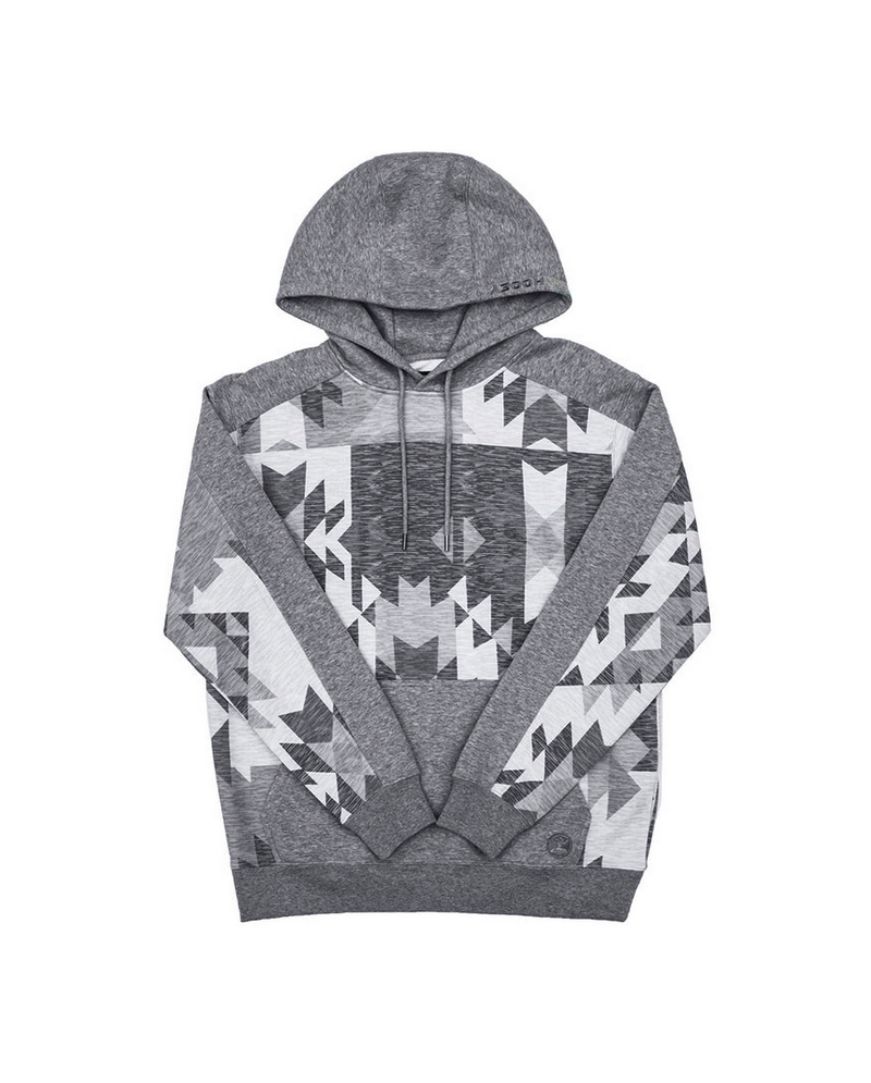 Hooey Men s Canyon Aztec Grey Hoodie Fort Brands