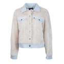 Hooey® Ladies' Cream Sherpa & Denim Jacket