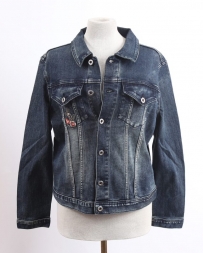 Grace in LA Ladies' Horseshoe Denim Jacket