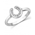 Montana Silversmiths® Ladies' Horseshoe Sparkle Ring