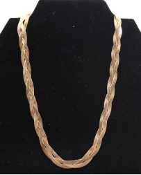 In His Image Accessories® Ladies' Braided Flat Chain Necklace