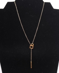 In His Image Accessories® Ladies' Square Drop Necklace