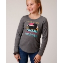 Roper® Girls' Just a Girl Who Loves Horse Top
