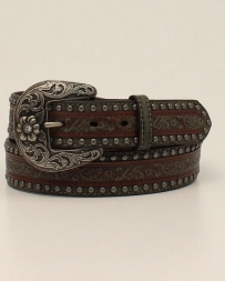 M&F Western Products® Ladies' Tooled Studded Belt