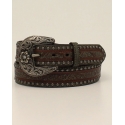 M&F Western Products® Ladies' Tooled Studded Belt