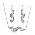 Montana Silversmiths® Ladies' Coiled Thunderstorm Set