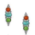 Montana Silversmiths® Ladies' Color Me Trio Earrings