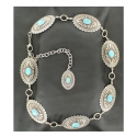 Ariat® Ladies' Concho Chain Belt W/Turquoise