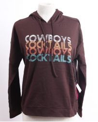 Rock and Roll Cowgirl® Ladies' Cowboys & Coctails Hoodie