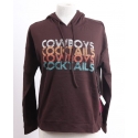 Rock and Roll Cowgirl® Ladies' Cowboys & Coctails Hoodie
