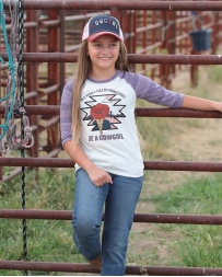 Cruel® Girls' Be A Cowgirl Raglan Tee