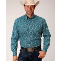 Roper® Men's LS Paisley Print 1 Pocket