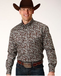 Roper® Men's LS Paisley 2 Pocket - Big and Tall