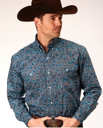 Roper® Men's LS Paisley 2 Pocket - Big and Tall