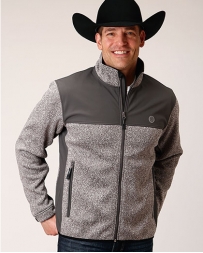 Roper® Men's Knit/Softshell Jacket Grey