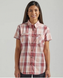 Wrangler® Ladies' Riggs Foreman SS Plaid