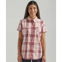 Wrangler® Ladies' Riggs Foreman SS Plaid