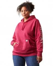 Ariat® Ladies' Rebar Sleeve Logo Hoodie