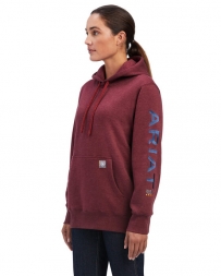 Ariat® Ladies' Rebar Sleeve Logo Hoodie