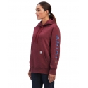 Ariat® Ladies' Rebar Sleeve Logo Hoodie