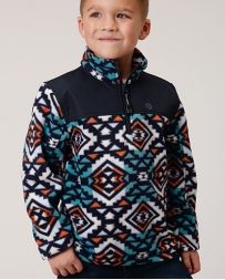 Roper® Boys' 1/4 Zip Aztec Pullover