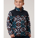 Roper® Boys' 1/4 Zip Aztec Pullover