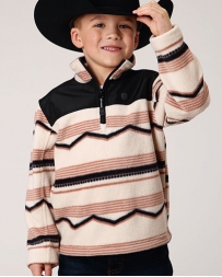 Roper® Boys' 1/4 Zip Striped Sweater