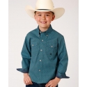 Roper® Boys' Long Sleeve Print Shirt