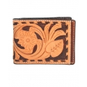 3D Belt Company® Men's Buckstitched Tooled Money Clip