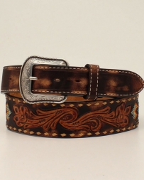 M&F Western Products® Men's Buckstitched Beaded Inlay Belt