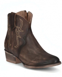 Corral Boots® Ladies' Tobac Zipper Bootie