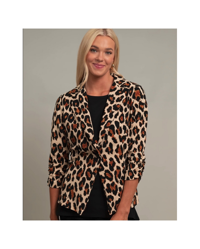 Ladies animal hotsell print blazer