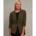 Ladies' Cinch Sleeve Olive Blazer