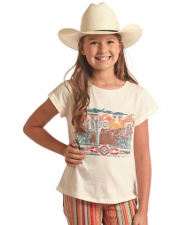 Rock and Roll Cowgirl® Girls' Desert Scene Graphic Tee
