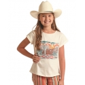 Rock and Roll Cowgirl® Girls' Desert Scene Graphic Tee