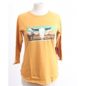 Rock and Roll Cowgirl® Ladies' Desert Scene LS Graphic Tee