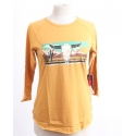 Rock and Roll Cowgirl® Ladies' Desert Scene LS Graphic Tee