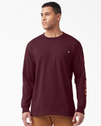 Dickies® Men's LS Graphic Sleeve Logo Tee