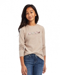 Ariat® Girls' Different Color LS Tee