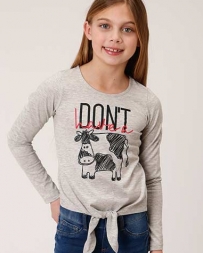 Roper® Girls' Don't Have a Cow L/S Tee